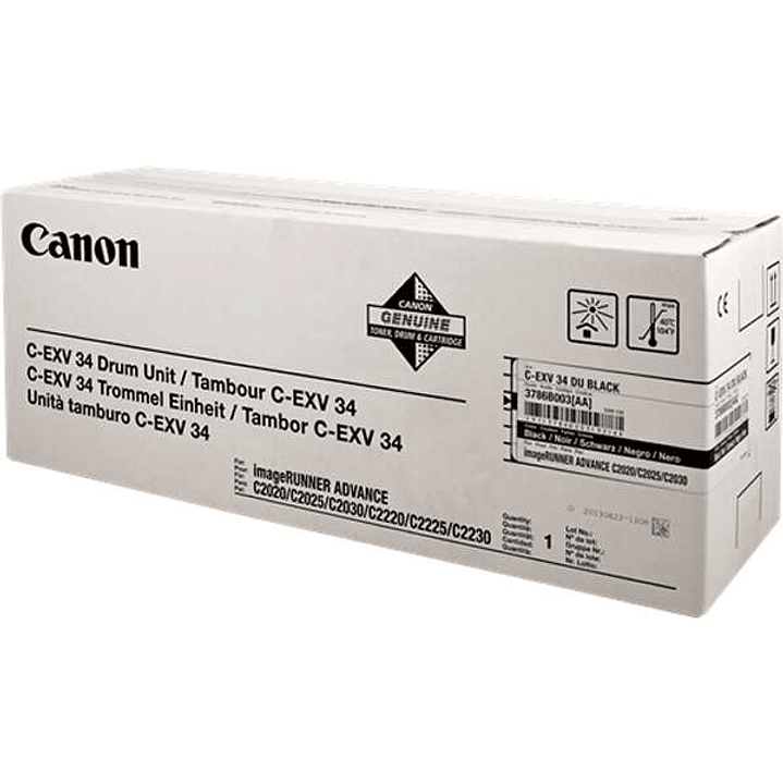 Canon CEXV34 Negro Tambor de Imagen Original - 3786B003 (Drum) 1