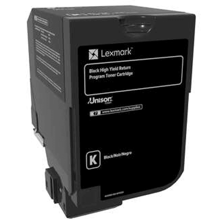 Lexmark CS720/CS725 Negro Cartucho de Toner Original - 74C2HK0 1