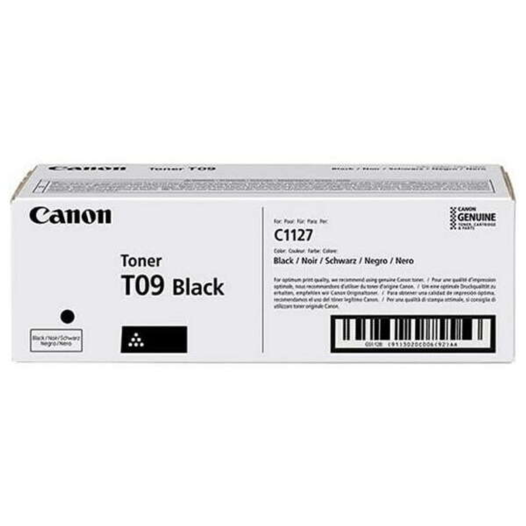Canon T09 Negro Cartucho de Toner Original - 3020C006 1