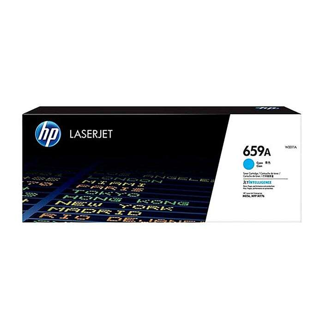 HP W2011A Cyan Cartucho de Toner Original - 659A 1