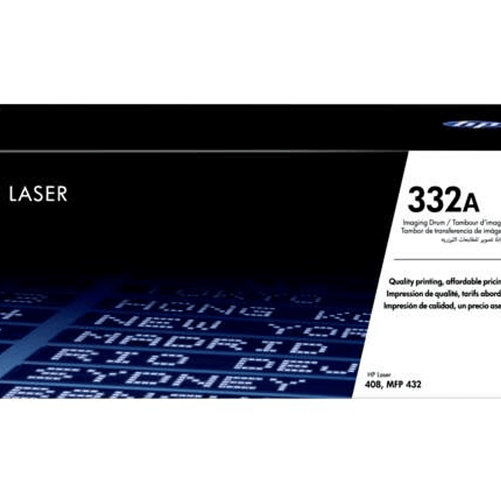HP W1332A Negro Tambor de Imagen Original - 332A (Drum) 1