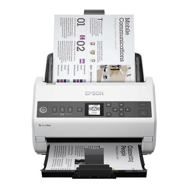 Epson Workforce DS-730N Escaner Documental A4 Duplex 600dpi - Velocidad de Escaneo 40ppm 1