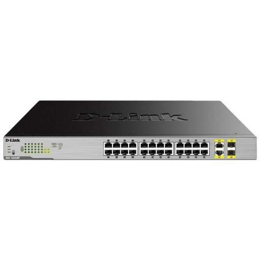 D-Link Switch 26 Puertos Gigabit 10/100/1000 Mbps PoE 1