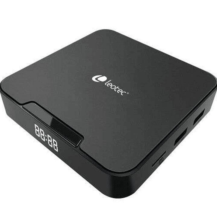 Leotec Show 2 464 Receptor Android TV Box 4K WiFi Quad Core 4GB 64GB - Bluetooth, HDMI, USB 2.0 y Ethernet - Mando a Distancia 1