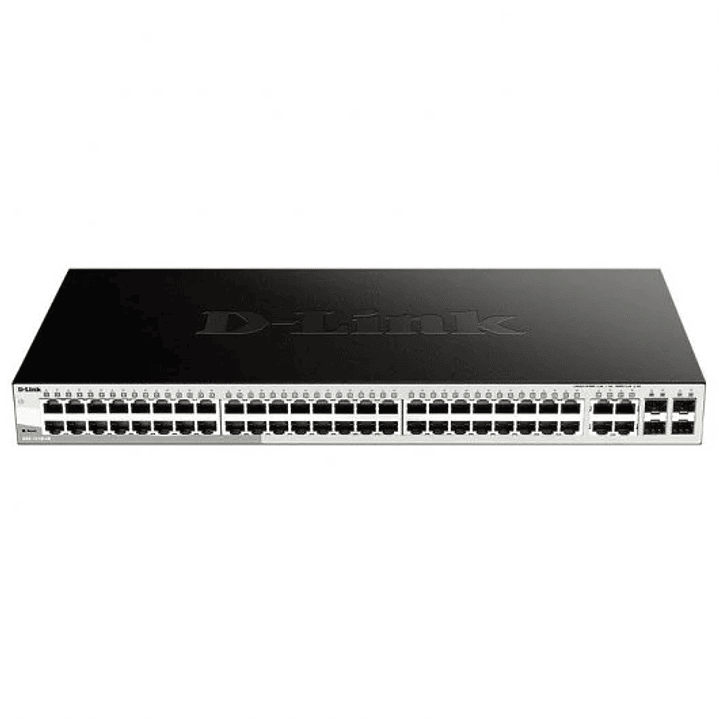 D-Link Smart Switch Gestionado 48 Puertos 1000BASE-T + 4 Puertos Combo 1000BASE-T/SFP 1