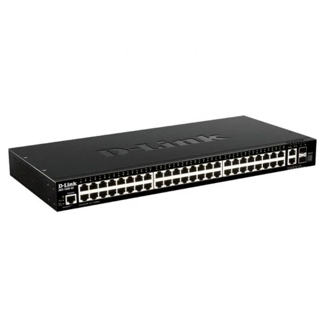 D-Link Switch Apilable 50 Puertos Gigabit + 2 SFP+ 1