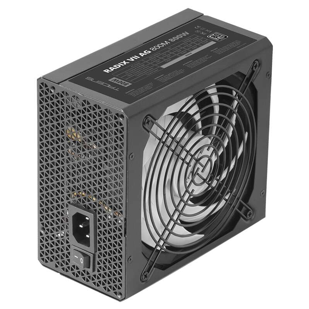 Tacens Radix VII AG 800M Fuente de Alimentacion 80 Plus Silver 800W ATX - PFC Activo - Ventilador 140mm 1