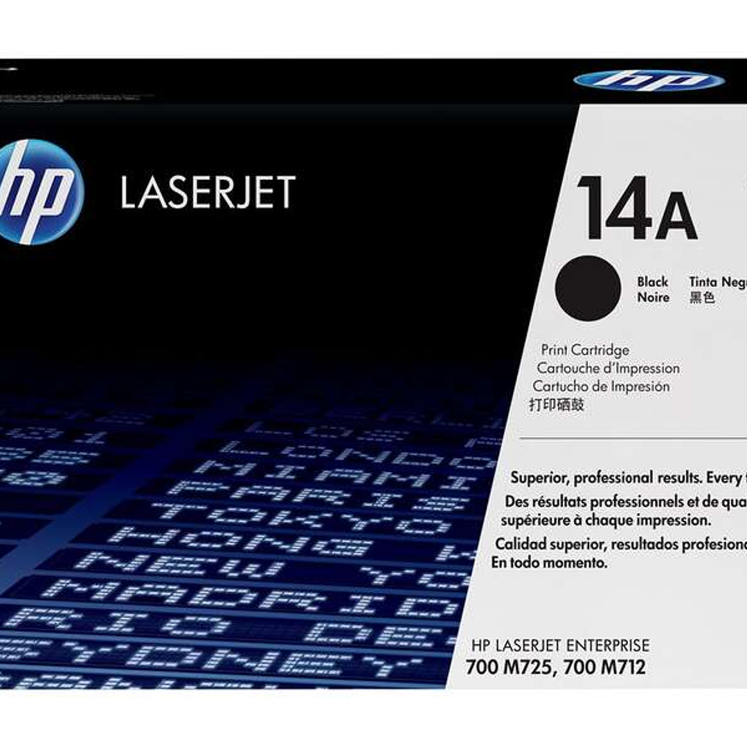 HP CF214A Negro Cartucho de Toner Original - 14A 1