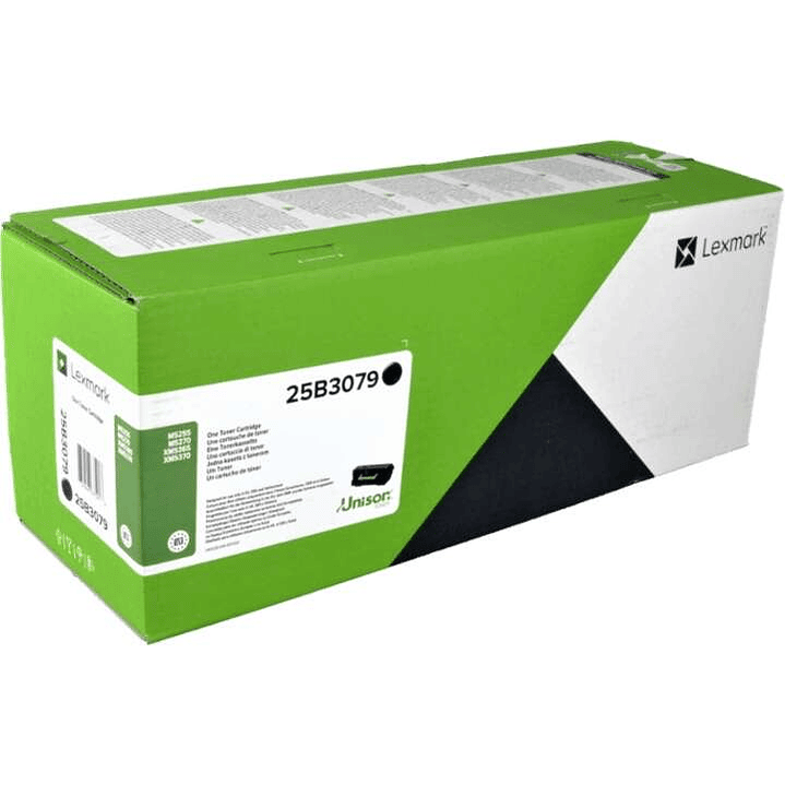 Lexmark M5255/M5270/M5365/XM5365i/XM5370 Negro Cartucho de Toner Original - 25B3079 1