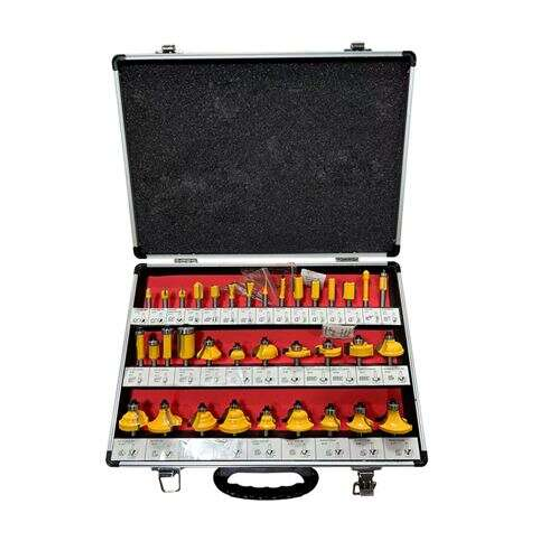 Blim Juego 35 Pcs Fresas 6mm para Madera 1