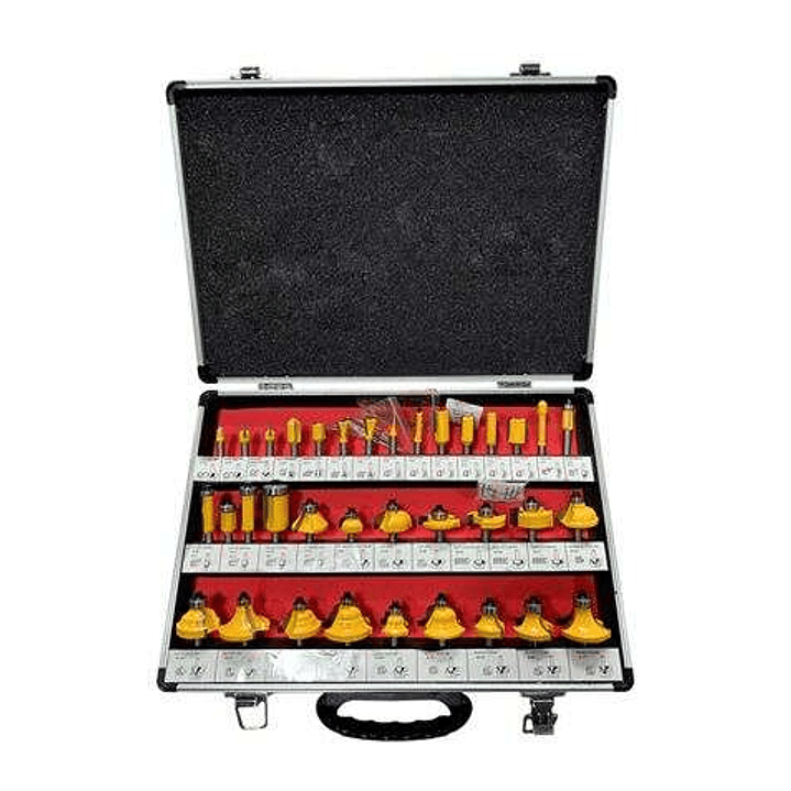 Blim Juego 35 Pcs Fresas 6mm para Madera 1