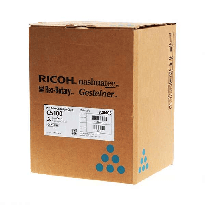 Ricoh Pro C5100/C5110 Cyan Cartucho de Toner Original - 828405 1