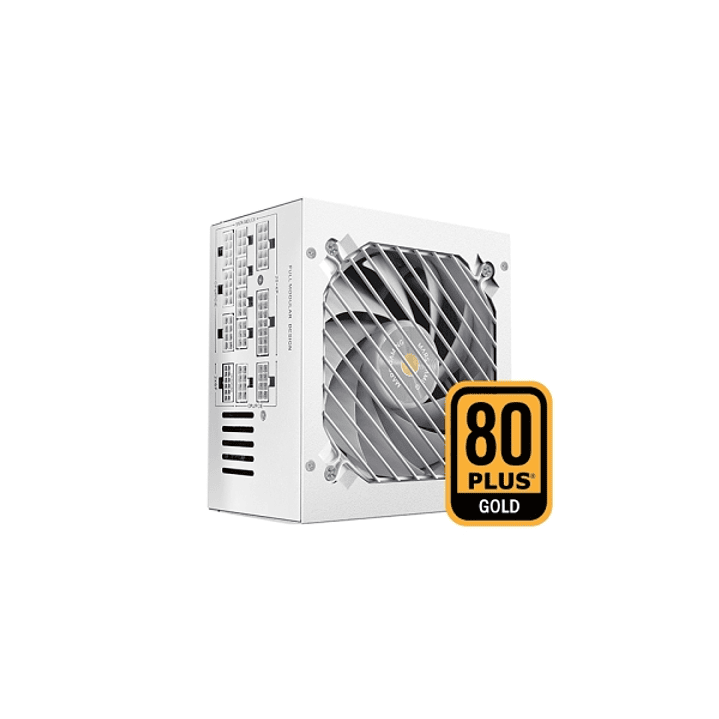 Mars Gaming MPB850PSI Fuente de Alimentacion ATX de 850W - 80 Plus Gold - Modular - Compatible con ATX 3.1 y PCIe 5.1 - 150x160x85mm - Color Blanco 1