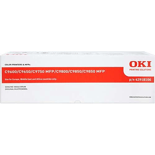 OKI C9600/C9650/C9655/C9800/C9850 Magenta Tambor de Imagen Original - 42918106
