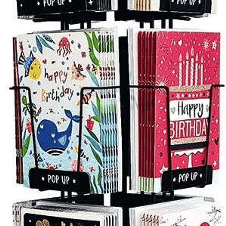 Pictura Expositor Zig-Zag - 15x22cm - 20 Compartimentos - Capacidad para 120 Tarjetas - Impresas en Papel con Certificacion FSC 1