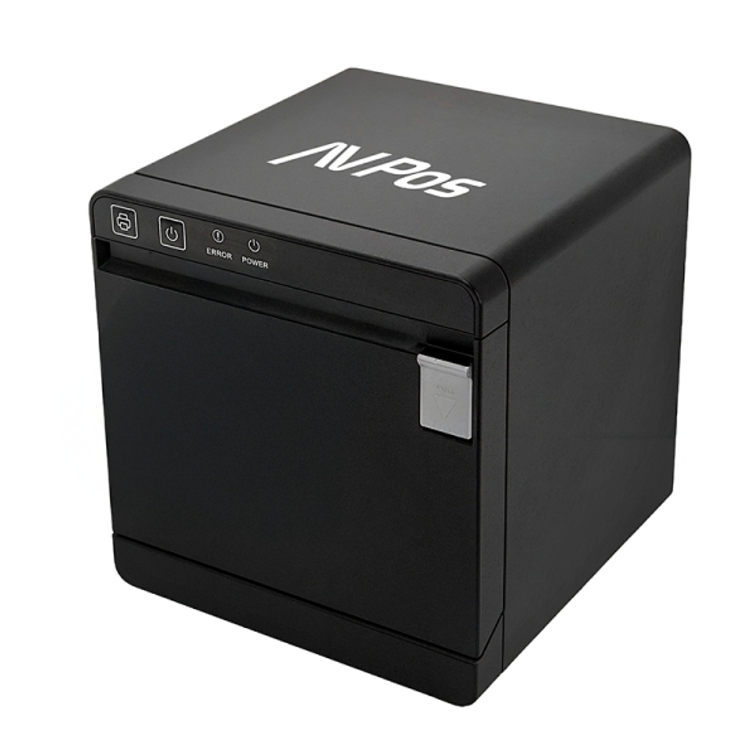 AVPos TC300 Impresora Termica Tickets - Velocidad 300mm/s - Autocorte Parcial - USB y LAN - Color Negro 1
