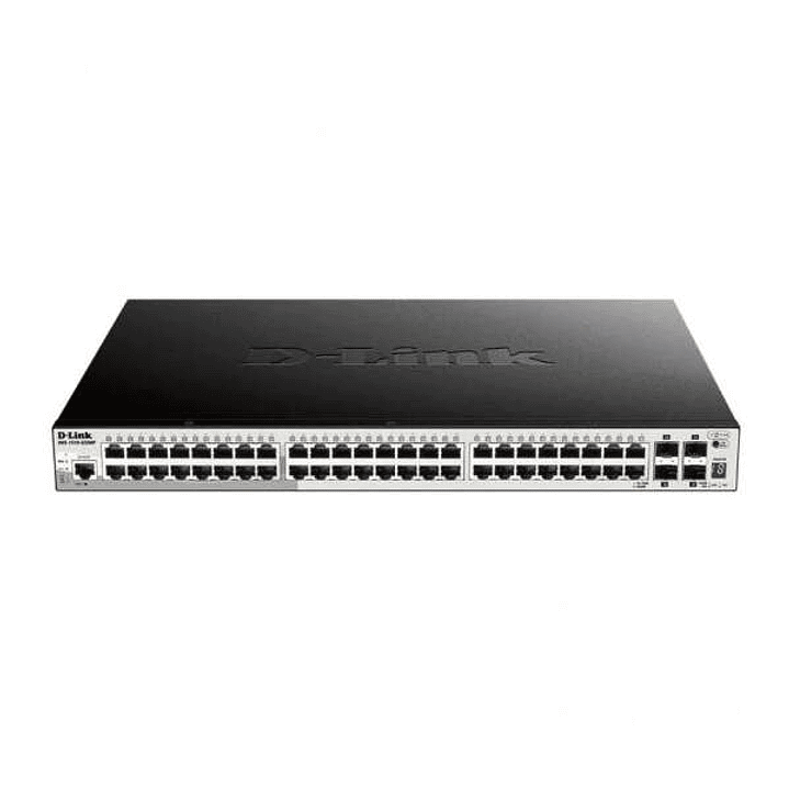 D-Link Switch Semigestionable 48 Puertos Gigabit PoE 370W + 4 Puertos Giga Combo 1