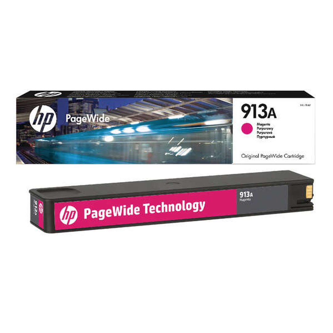 HP 913A Magenta Cartucho de Tinta Original - F6T78AE 1