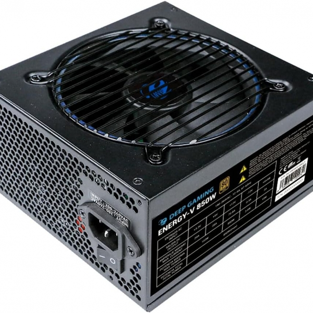 Coolbox Energy-V Fuente de Alimentacion 850W ATX v3.1 - Modular FullRange - Ventilador 120mm - 80+ Gold 1
