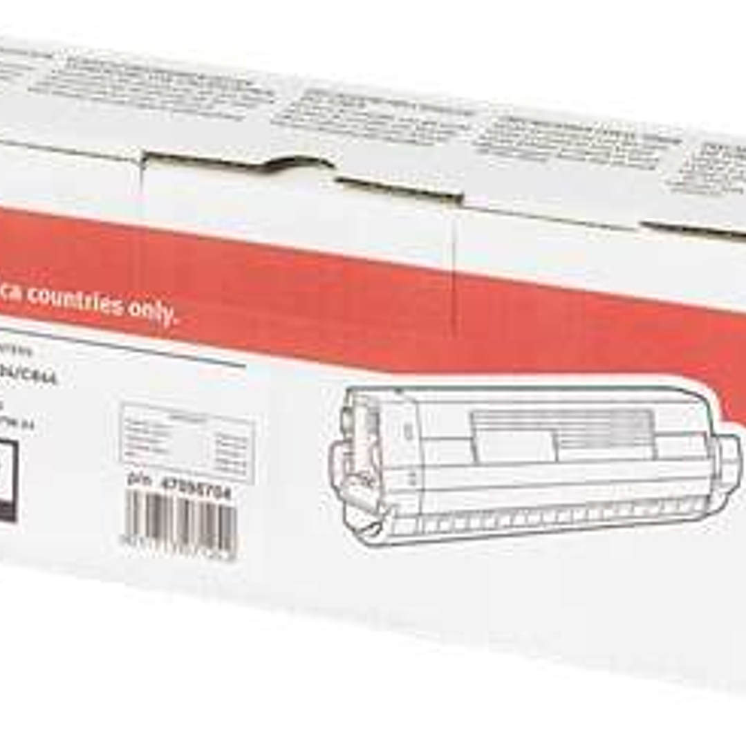 OKI C824/C834/C844 Negro Cartucho de Toner Original - 47095704 1