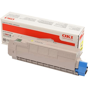 OKI C612 Amarillo Cartucho de Toner Original - 46507505