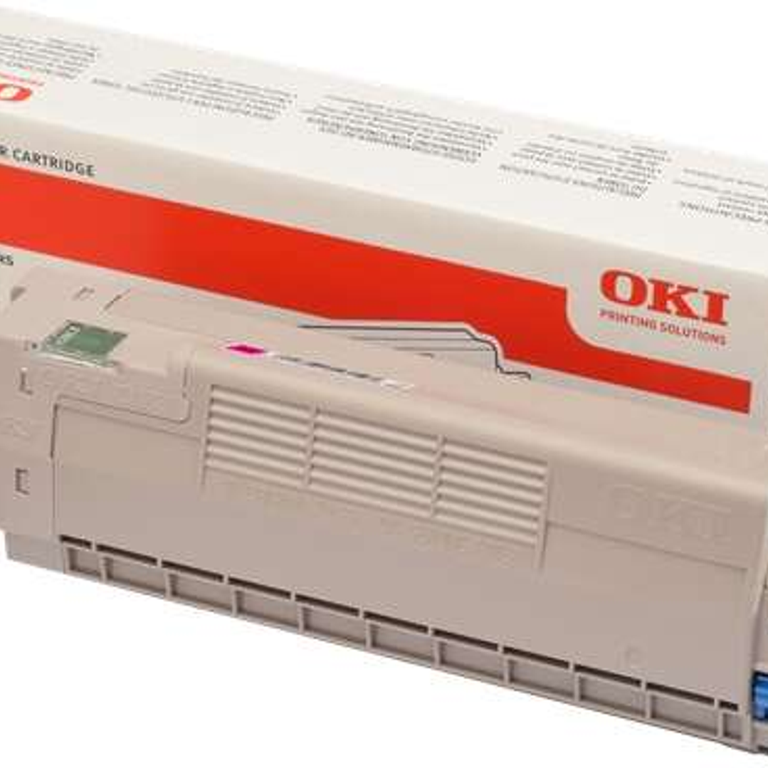 OKI C612 Magenta Cartucho de Toner Original - 46507506 1