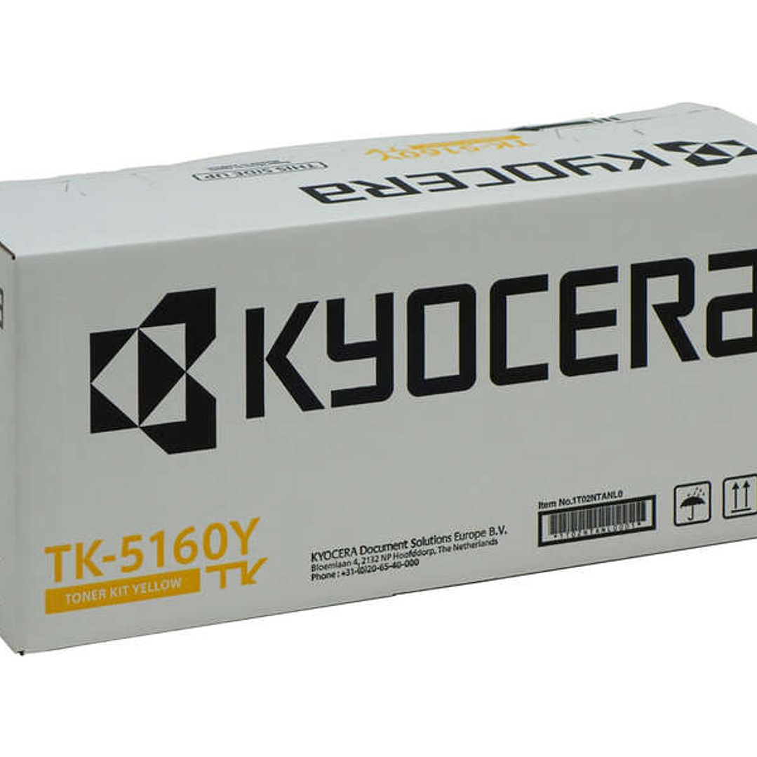 Kyocera TK5160 Amarillo Cartucho de Toner Original - 1T02NTANL0/TK5160Y 1