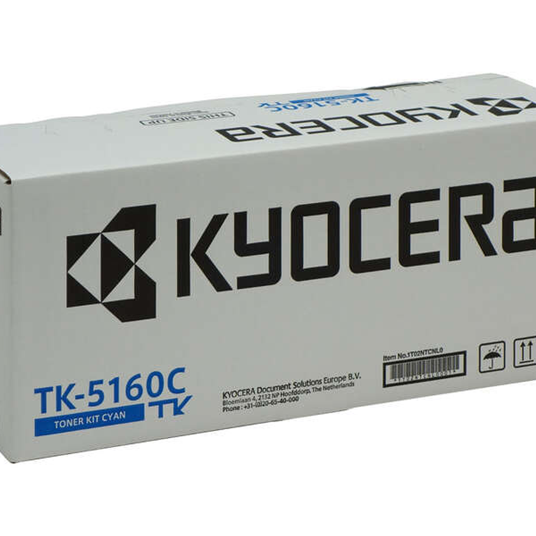 Kyocera TK5160 Cyan Cartucho de Toner Original - 1T02NTCNL0/TK5160C 1
