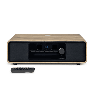 Thomson MIC300IBT Micro Cadena 60W Bluetooth 5.0 - Reproductor de CD, Radio FM, Reproductor USB (MP3) - Funcion de Carga Inalmbrica - Mando a Distanci