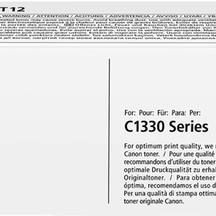 Canon T12 Negro Cartucho de Toner Original - 5098C006 1