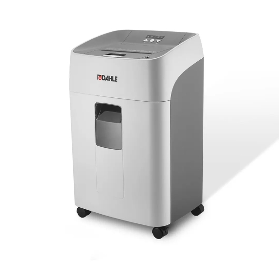 Dahle ShredMATIC 300 Destructora de Papel Automatica Corte en Particulas P-4 - Autoalimentacion 300 Hojas, Manual 14 Hojas - Papelera de 40L - Con Rue 1