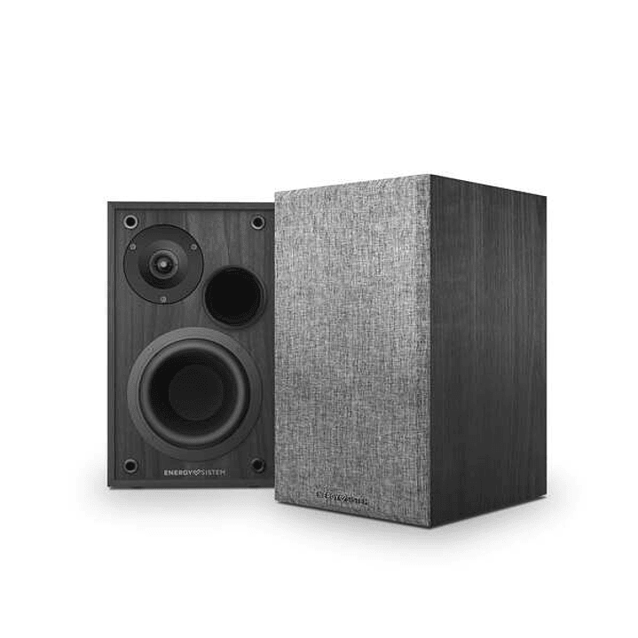 Energy Sistem Studio Monitor 2 Altavoces Bluetooth Activos de Estanteria - Entrada Doble RCA - Color Negro 1