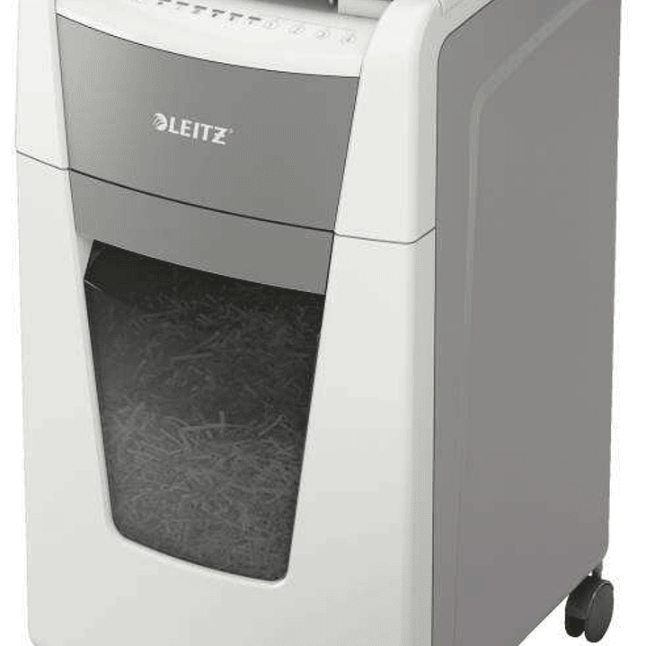Leitz IQ 300 Autofeed P4 Destructora Automatica de Papel Corte en Particulas P-4 - Autoalimentacion 300 Hojas, Manual 10 Hojas - Papelera de 60L - Col 1