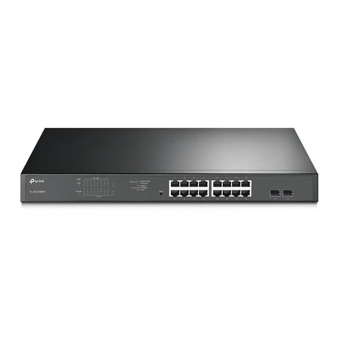 TP-Link Switch Easy Smart JetStream - 16 Puertos Gigabit PoE/PoE+ 1