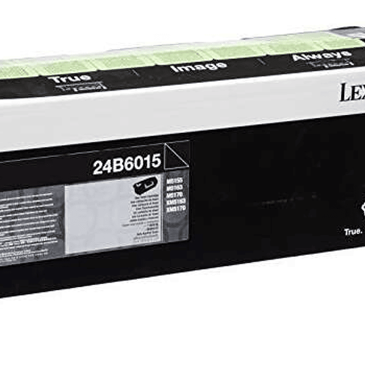 Lexmark M5155/M5163/M5170/XM5163/XM5170 Negro Cartucho de Toner Original - 24B6015 1
