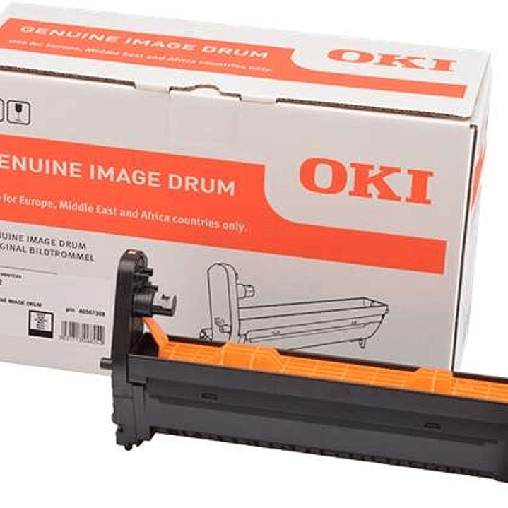 OKI C612 Negro Tambor de Imagen Original - 46507308 (Drum) 1