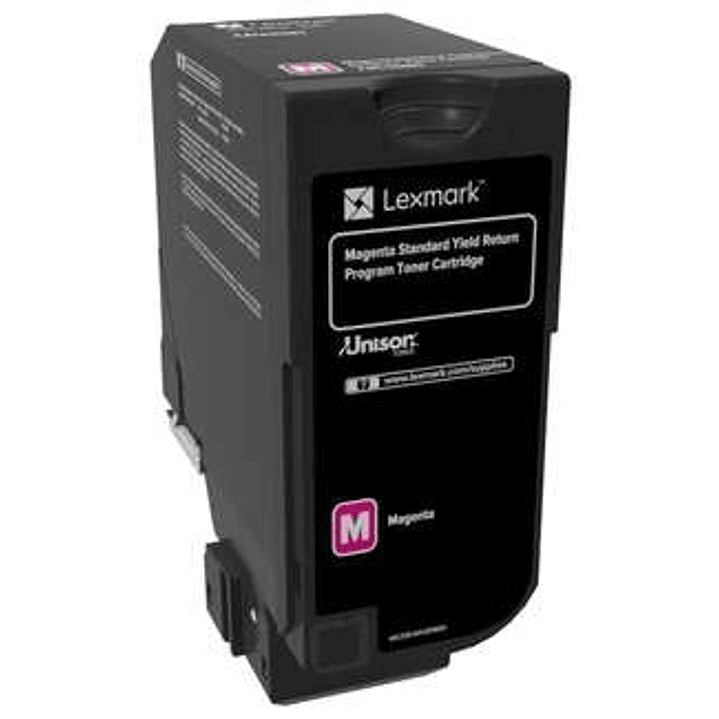Lexmark CS720/CS725/CX725 Magenta Cartucho de Toner Original - 74C2SM0 1
