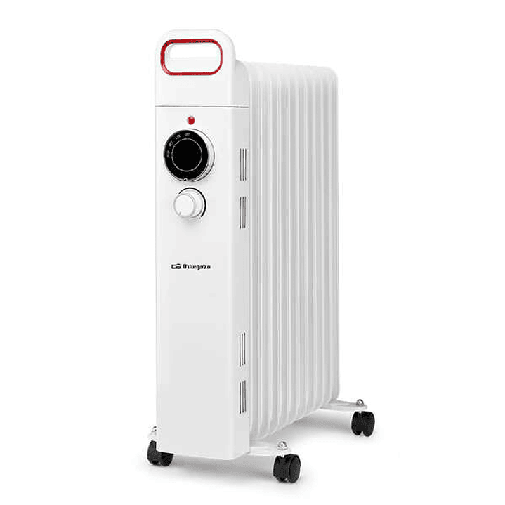 Orbegozo RU 2500 Radiador de Aceite Potente y Seguro - Potencia Maxima 2500W - 11 Elementos Calorificos - Proteccion contra Sobrecalentamiento y Antiv 1