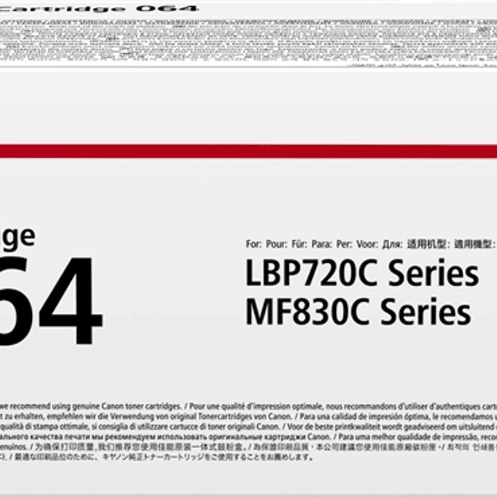 Canon 064 Cyan Cartucho de Toner Original - 4935C001 1