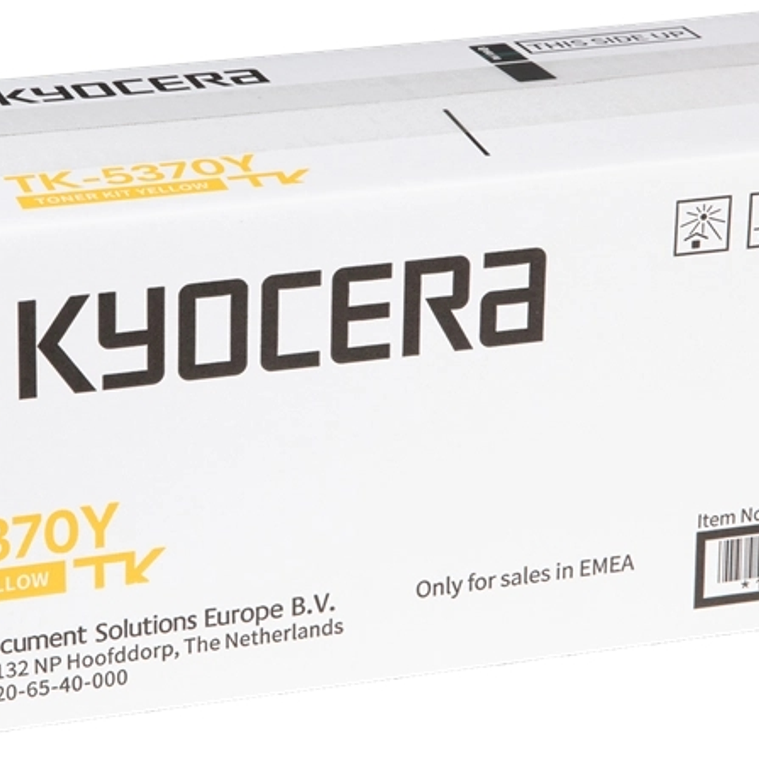 Kyocera TK5370 Amarillo Cartucho de Toner Original - 1T02YJANL0/TK5370Y 1