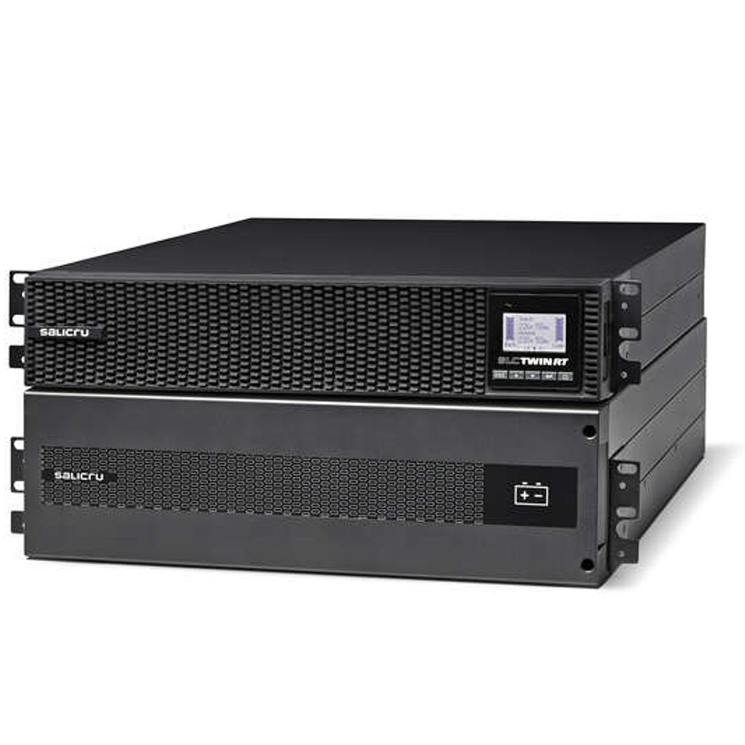Salicru SLC 8000 TWIN RT3 B0 Modulo SAI/UPS sin bateria de 8000 VA IoT On-line Doble Conversion Torre/Rack con FP=1 - Requiere Modulo de Baterias 1