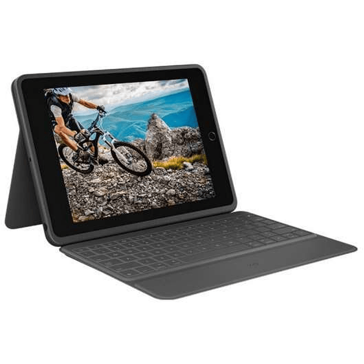 Logitech Rugged Folio Funda con Teclado Inalambrico para iPad 7ª y 8ª Generacion 10.2
