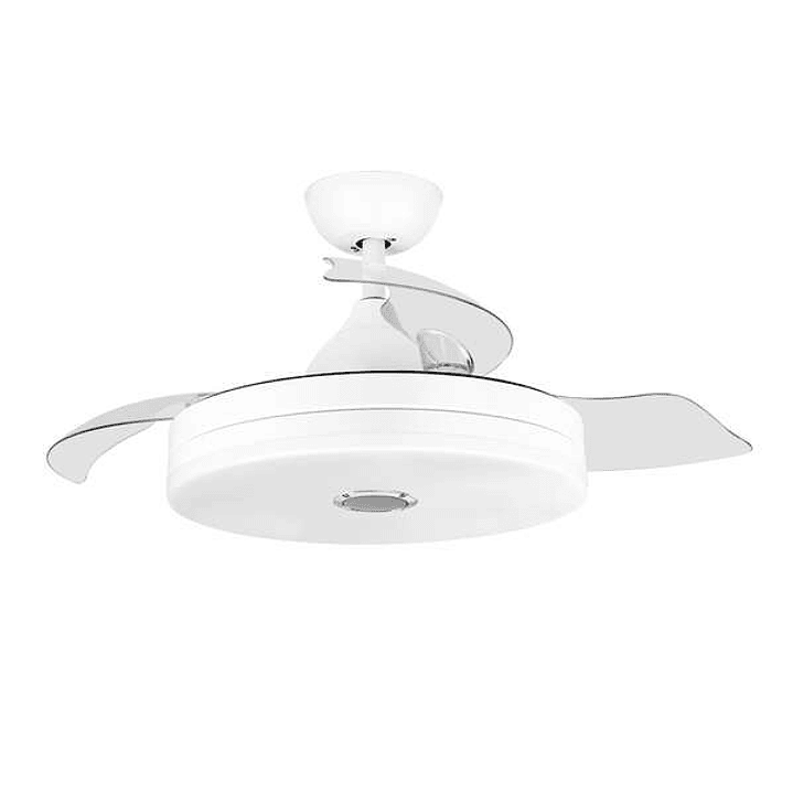 Orbegozo CPB 123105 Ventilador de Techo con Altavoz Bluetooth - Potente y Silencioso - Luz LED - Funcion Reversible - Mando a Distancia - Estilo Moder 1