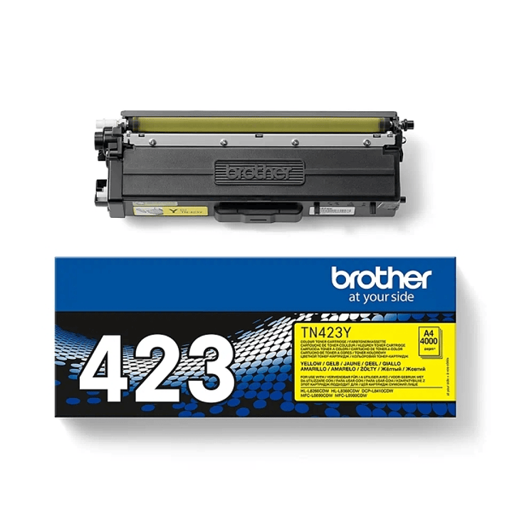 Brother TN423 Amarillo Cartucho de Toner Original - TN423Y 1
