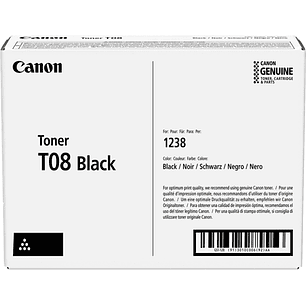 Canon T08 Negro Cartucho de Toner Original - 3010C006