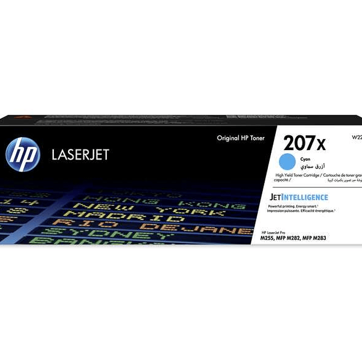 HP W2211X Cyan Cartucho de Toner Original - 207X 1