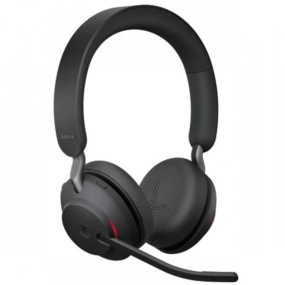 Jabra Evolve2 65 MS Stereo Auriculares con Microfono Bluetooth - Cancelacion de Ruido - Autonomia hasta 37h - Diadema Ajustable - Controles en Auricul 1