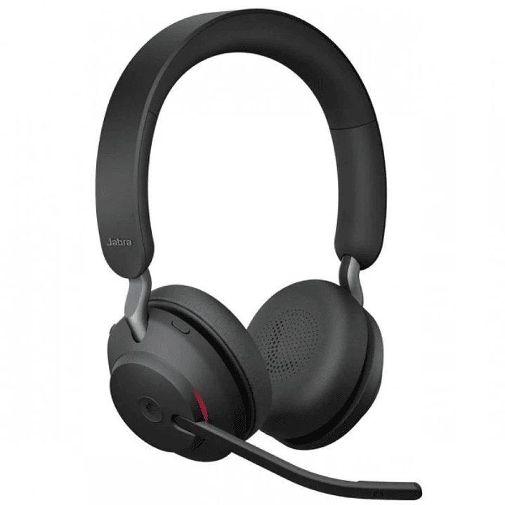 Jabra Evolve2 65 MS Stereo Auriculares con Microfono Bluetooth - Cancelacion de Ruido - Autonomia hasta 37h - Diadema Ajustable - Controles en Auricul 1