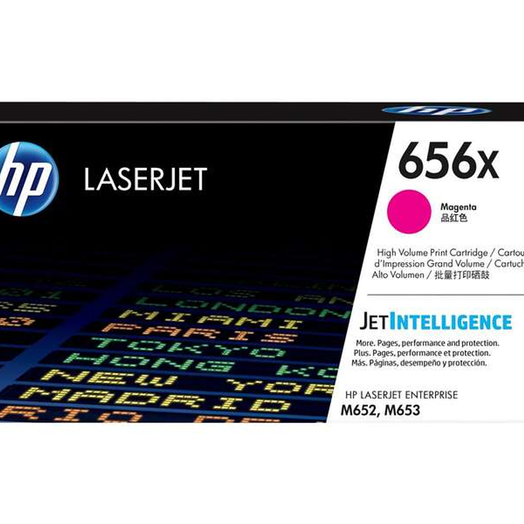 HP CF463X Magenta Cartucho de Toner Original - 656X 1