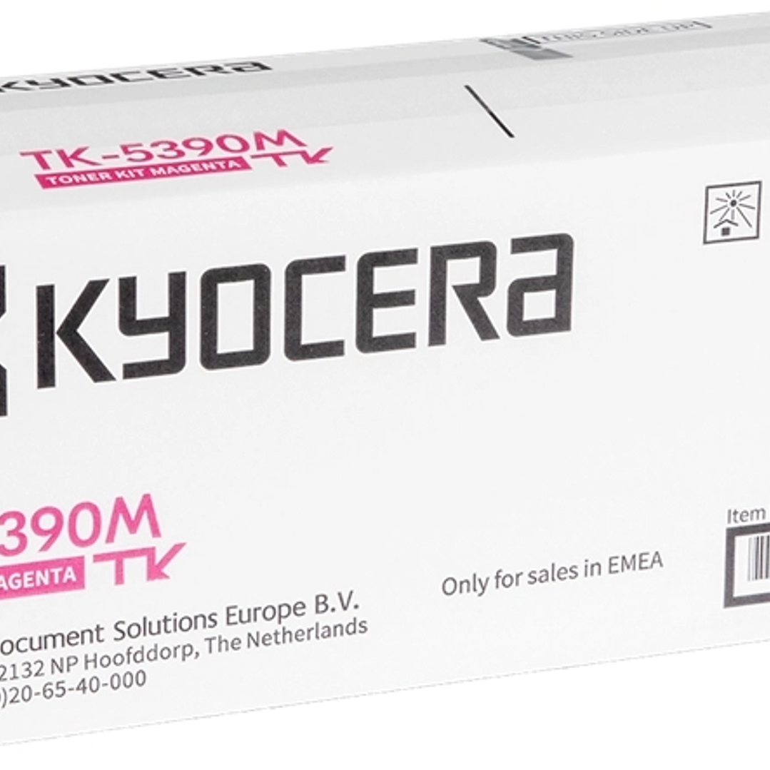 Kyocera TK5390 Magenta Cartucho de Toner Original - 1T02Z1BNL0/TK5390M 1
